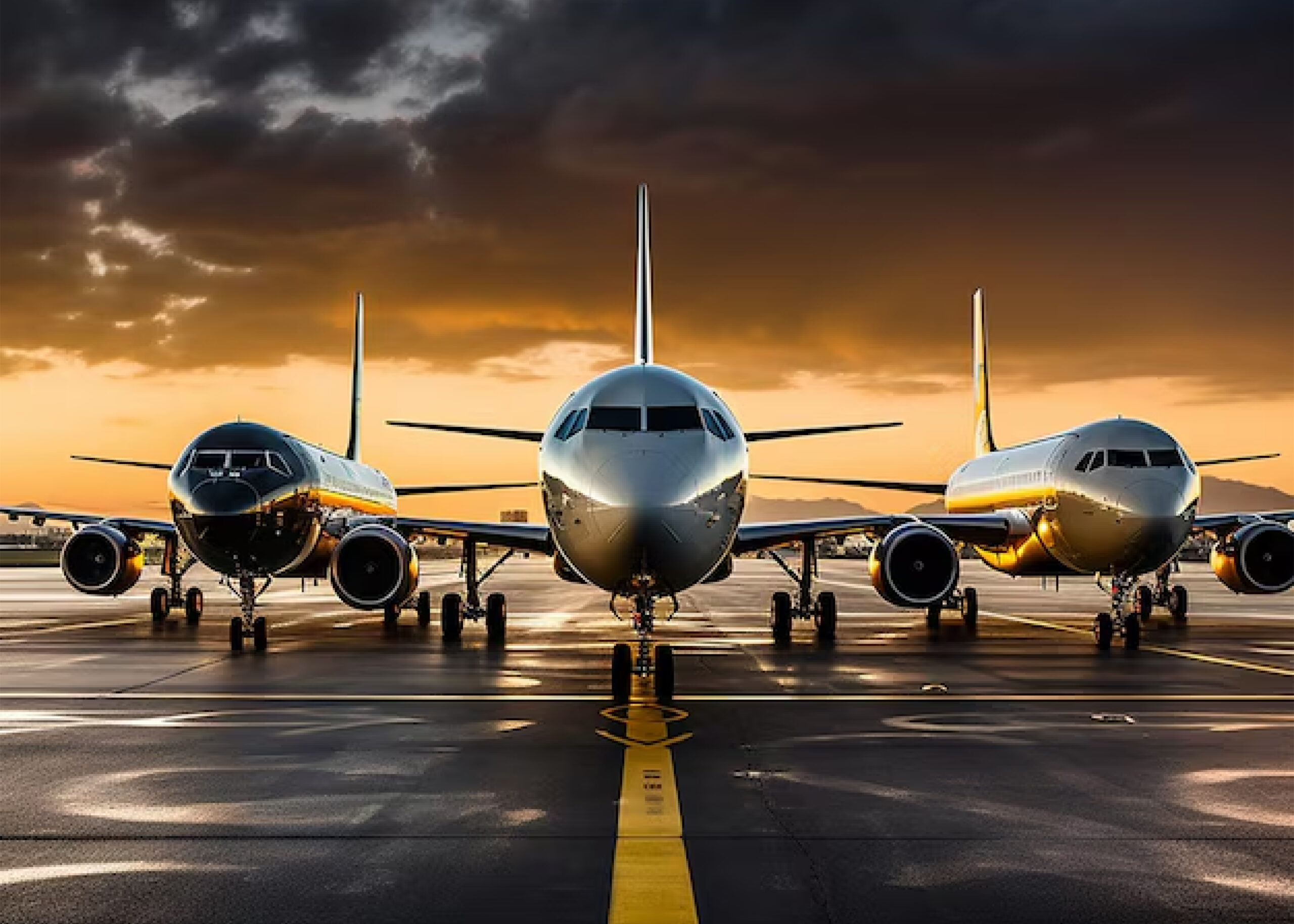 Mononia Aviation - plane parked in airport
