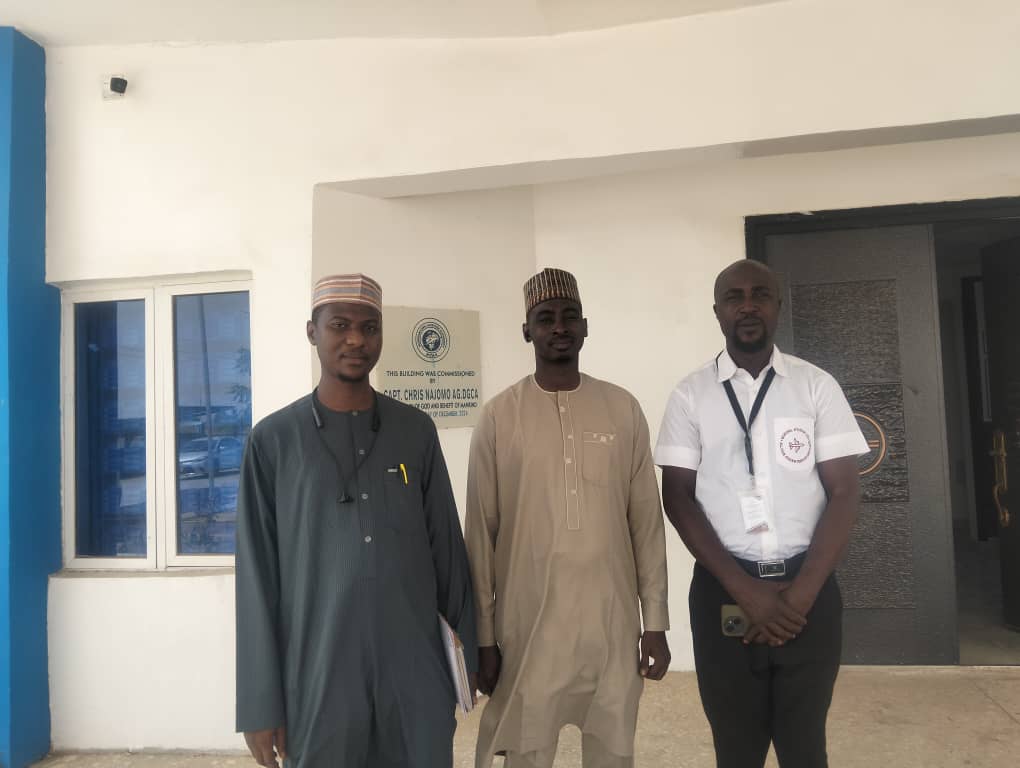 Onuche of Mononia Aviation with the executives of NCAA